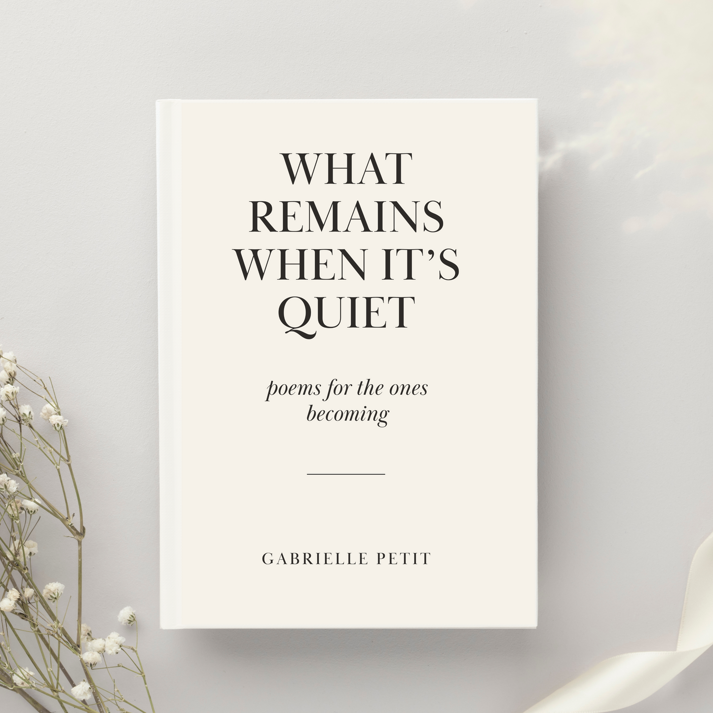 What Remains When It's Quiet (Hardcover — Coming Soon)
