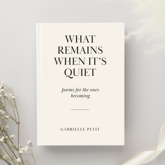 What Remains When It's Quiet (Hardcover — Coming Soon)